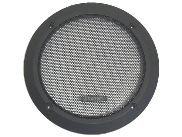 Visaton GRILLE 13 RS, Kova säleikkö, Musta, Metalli, Pyöreä