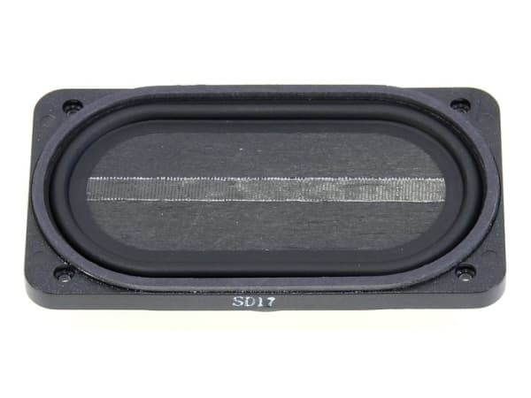 Visaton SC 5.9 FLX, Kokoäänialueen kaiutin, 4 W, Suorakulmainen, 5 W, Musta, 141 Hz