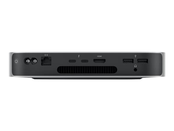 Apple Mac mini - M2 upp till - RAM 8 GB - SSD 512 GB - M2 10-core GPU - Gigabit Ethernet, IEEE 802.11ax (Wi-Fi 6E), Bluetooth 5.3 - macOS Ventura 13.
