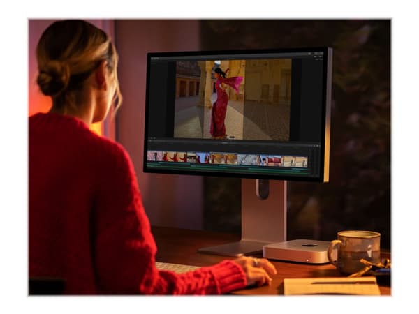 Apple Mac mini - M2 upp till - RAM 8 GB - SSD 512 GB - M2 10-core GPU - Gigabit Ethernet, IEEE 802.11ax (Wi-Fi 6E), Bluetooth 5.3 - macOS Ventura 13. Silver