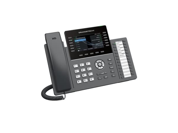 Grandstream GRP2636 - VoIP-telefon - IEEE 802.11a/b/g/n/ac (Wi-Fi) / Bluetooth - 5-veis samtaleevne - SIP, RTCP, RTP, SRTP - 12 linjer