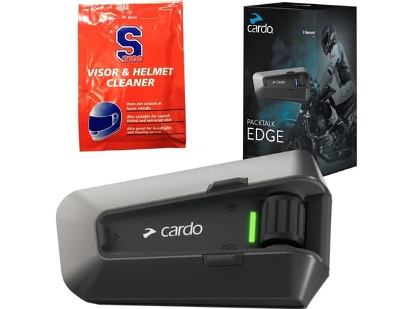 Cardo PT200001, 2 kanaler, 1600 m, -20 - 55 °C, Sort, CE IC/FCC SIG BT TELEC UKCA, 13 timer Sort