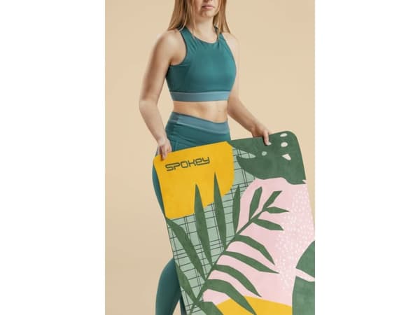 Spokey Mata treningowa Home Jungle 183 cm x 61 cm x 4 cm zielona
