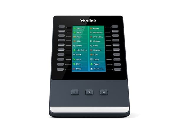 Yealink EXP50 - Expansionsmodul för extra knappar för VoIP-telefon - för Yealink SIP-T52S, SIP-T54S, SIP-T56A, SIP-T58A, SIP-T58V