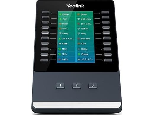 Yealink EXP50 - Expansionsmodul för extra knappar för VoIP-telefon - för Yealink SIP-T52S, SIP-T54S, SIP-T56A, SIP-T58A, SIP-T58V
