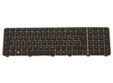 HP 610913-131, Tangentbord, Portugisisk, Tangentbord med bakgrundsbelysning, HP, Envy 17
