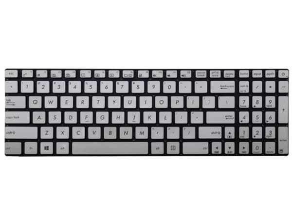 ASUS 90NB0756-R31GE0, Tastatur, Tysk, ASUS, Asus N751JM