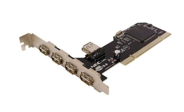 LogiLink USB 2.0 PCI Card - USB-adapter - PCI - USB 2.0 - 5 porter