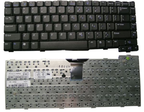 DELL D8883, Tangentbord, Engelsk, DELL, Inspiron 1200, Inspiron 2000, Inspiron 2100, Inspiron 2200, Latitude 110L