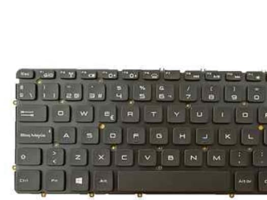 DELL G38FX, Tangentbord, Spansk, Tangentbord bakgrundsbelysning, DELL, XPS L322X, L321X