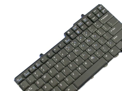 DELL TD459, Tangentbord, Engelsk, DELL, Inspiron B120, Inspiron B130, Inspiron 1300, Latitude 120L