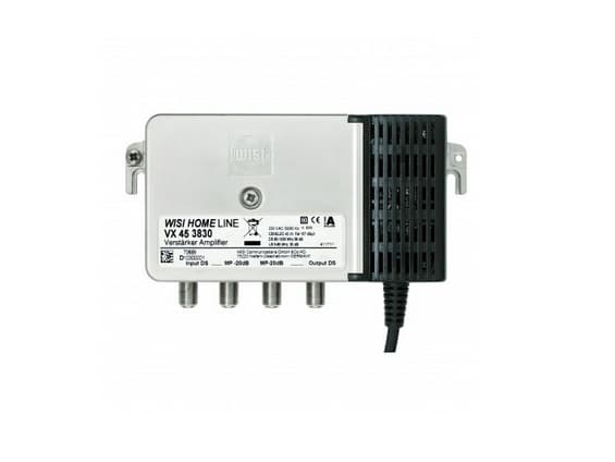 Wisi VX 45 0P, Vekselstrøm, 6 W, 230 V, -20 - 55 °C, -25 - 75 °C, 163 x 50 x 90 mm