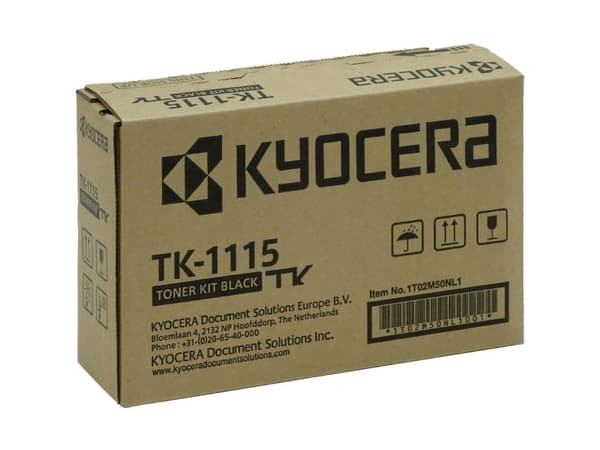 Kyocera TK 1115 - Sort - original - boks - tonerpatron - for Kyocera FS-1220MFP, FS-1220MFP/KL3, FS-1320MFP, FS-1320MFP/KL3; FS-1041, 1041/KL3