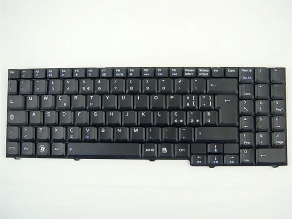 ASUS 04GND91KIT10-1 tastatur italiensk IT - tastatur - svart, tastatur, ASUS
