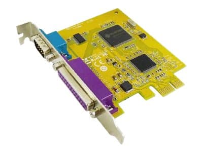 Dell MIO5469A - Parallell / seriell adapter - PCIe 1.1 x16 - RS-232 x 1 + parallell x 1 - for OptiPlex 3010, 7020 (MT, SFF)