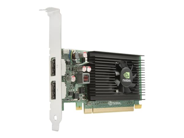 NVIDIA NVS 310 - Grafikkortti - Quadro NVS 310 - 512 MB DDR3 - PCIe 2.0 x16 lavprofil - 2 x DisplayPort - HP 6300 Pro, 6305 Pro, Elite 8300, Pro 4300