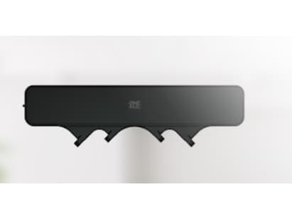One For All SV 9220, Innendørs, Sort, Mono, DVB-T, DVB-T2, 15000 m, 10 mm