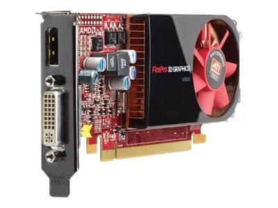 ATI FirePro V3800 - Grafikkort - FirePRO V3800 - 512 MB DDR3 - PCIe 2.1 x16 - DVI, DisplayPort - for Workstation z200, z600, z800
