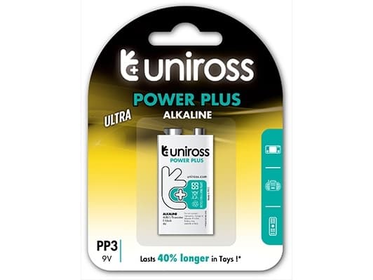 Uniross 9V/6LR61 Alkaline