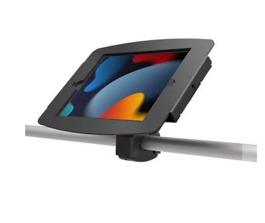 Compulocks iPad 10th-11th (A16) Gen Space Enclosure Wall Mount Black - Hölje - för surfplatta - låsbar - höggradig aluminium - svart - skärmstorlek: