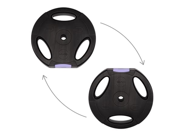 Kompositt vektstang og manualer HMS SGSP60 SET 62 kg
