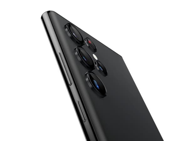 Spigen EZ FIT Optik Pro, Linsskydd, Svart, Härdat glas, Samsung, Galaxy S22 Ultra, 14,5 mm