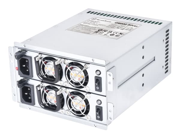 SilverStone SST-GM800-S CYBENETICS Silver redundanttinen palvelinvirtalähde - 2x 800 wattia Hopea
