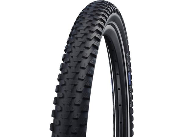 Schwalbe Marathon Plus Mbt, 27.5", Bybruk/eventyr, Tubeless Ready, Folding bead, Sort, 30 - 65 psi