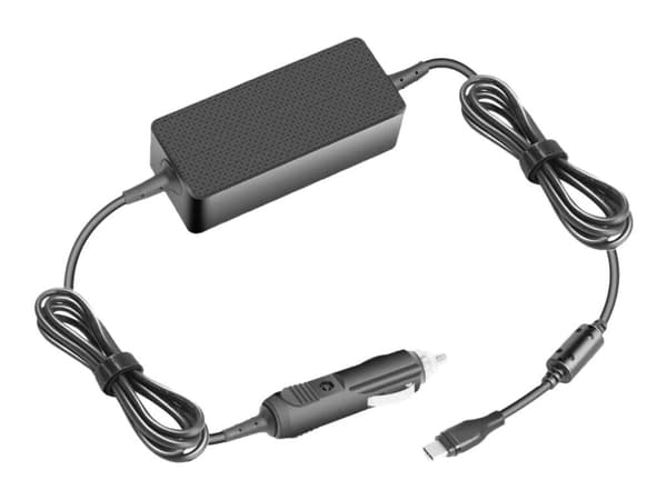 CoreParts - Strömadapter för bil - 12 - 24 V - 100 Watt Svart