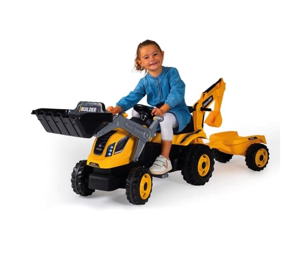 Smoby 710304, Traktor, 3 år, Plast, Sort, Grå, Gult