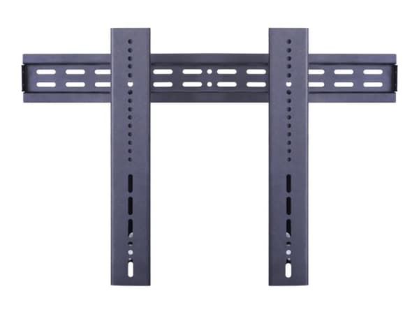 Multibrackets M Public Video Wall Mount Push - Monteringssats (utdragbar väggmontering) - för platt panel - metall - svart och skiffer - skärmstorlek