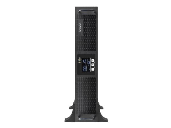 Armac Rack Online R/1000I/PF1 - UPS (rackmonterbar/ekstern) - AC 230 V - 1000 watt - 1000 VA - 3 x batteri - 9 Ah - USB, RS-232 - utgangskontakter: 8