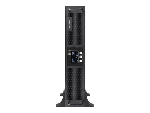 Armac Rack Online R/1000I/PF1 - UPS (rackmonterbar/ekstern) - AC 230 V - 1000 watt - 1000 VA - 3 x batteri - 9 Ah - USB, RS-232 - utgangskontakter: 8 Sort