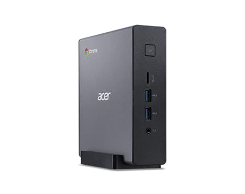 Acer Chromebox CXI4 - Mini-PC - 1 x Core i3 10110U / inntil 4.1 GHz - RAM 8 GB - flash - eMMC 64 GB - UHD Graphics - Gigabit Ethernet - Chrome OS (me
