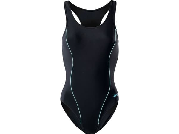 AquaWave Abira Black/Aqua Splash badedrakt størrelse M