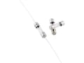 Miniatyrbilde 2 av 2: ESKA 521003 fintrådssikring O x L 5 mm 20 0,04 A 250 V middels sakteslag -mT- innhold på 10 stk, 20 mm, 5 mm