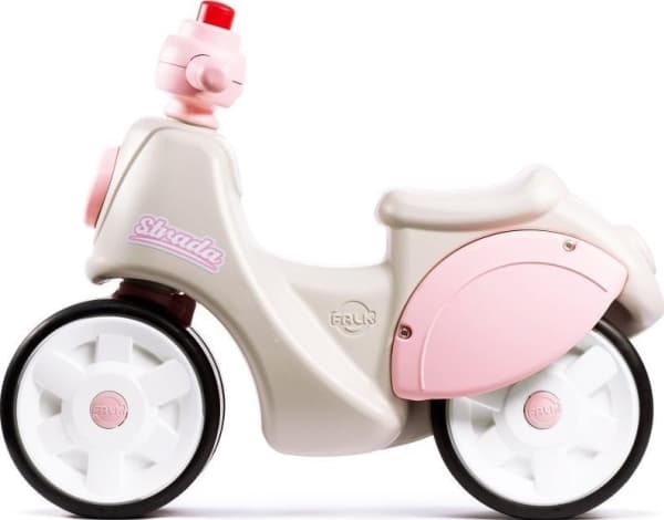 Strada første års scooter cremfarvet og rosa FALK (808-015)