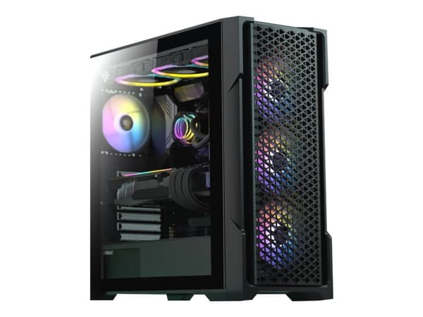 Antec AX90, Midi Tower, PC, Musta, ATX, ITX, mikro ATX, Muovi, Terästä, 16 cm musta