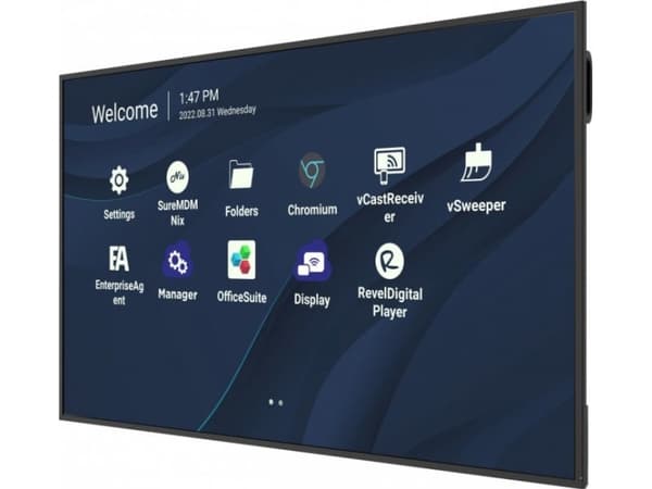 Viewsonic CDE7530, 190,5 cm (75"), 3840 x 2160 piksler, Wi-Fi