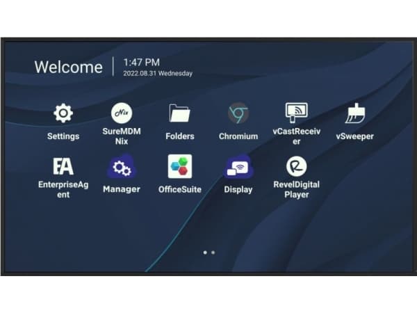 Viewsonic CDE7530, 190,5 cm (75"), 1649,664 x 927,936 mm, 450 cd/m², 1,07 milliarder farger, 3840 x 2160 piksler, 4K Ultra HD