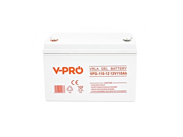 VOLT POLEN BATTERI GEL VPRO SOLAR 12V 110Ah