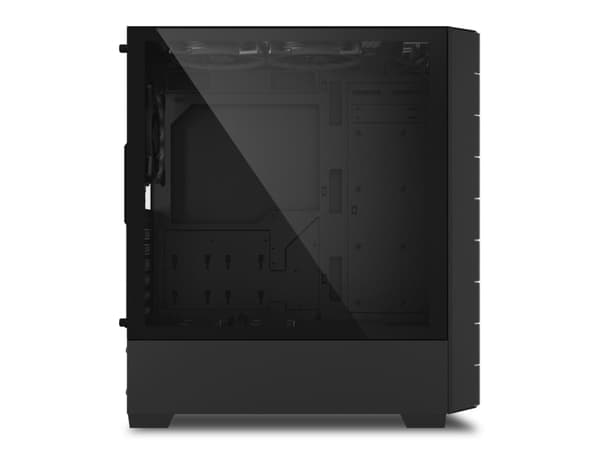 Sharkoon RGB Hex - Mid tower - ATX - sidepanel med vindu (herdet glass) - ingen strømforsyning (ATX) - USB/lyd