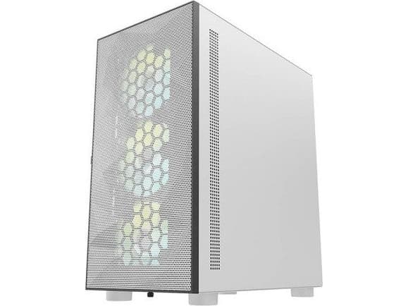 Darkflash DLM21 Mesh-datorchassi (vitt)