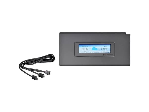 Thermaltake AC-064-OO1NAN-A1, Universaali, LCD panel kit, Musta, 18,2 mm, 104 mm, 214,5 mm