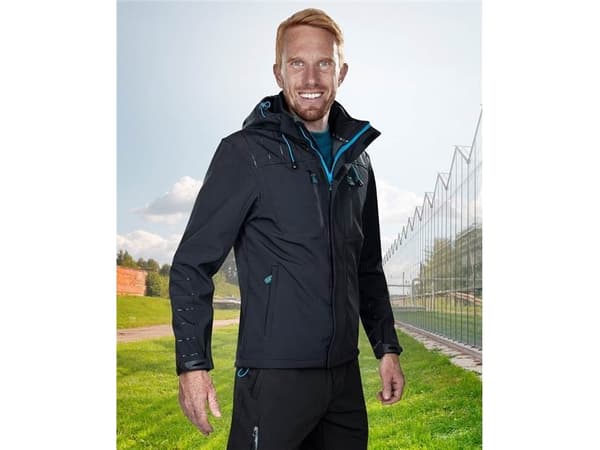 Ardon SOFTSHELL 4TECH H9315 Ardon - moderiktig isolerad funktionsjacka i högkvalitativt material, svart - Svart H9315 L