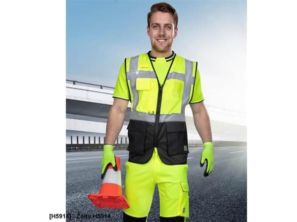 Ardon Hi-Viz Vest Manage Signal Yellow M