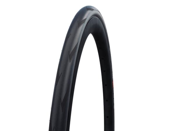 Schwalbe Pro One Tube Type, 28", Bybruk/eventyr, Trening, Slangeløst, Sammenleggbare, Banesykling, Svart