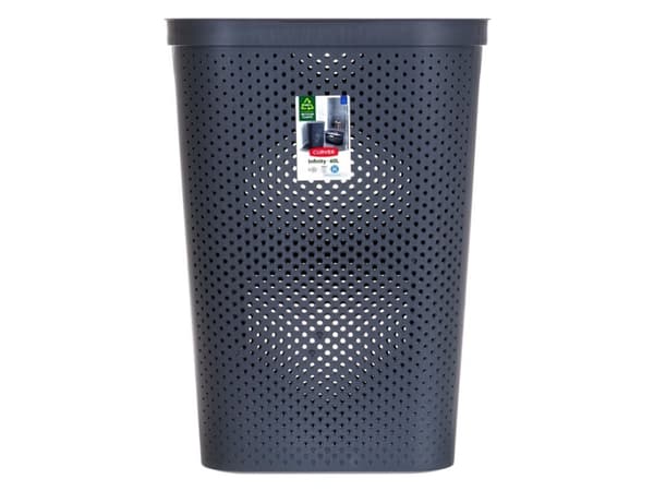 INFINITY RECYCLED tvättkorg 60l vit