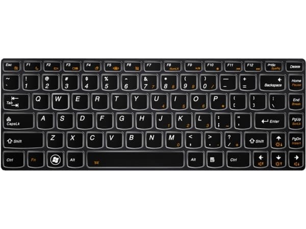 Lenovo 25203027, Tastatur, Sveitsisk, Bakgrunnsbelyst tastatur, Lenovo, IdeaPad Y480