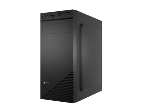 NATEC Cabassu G2, Midi Tower, PC, Svart, ATX, micro ATX, Mini-ITX, ABS, Nät, Metall, Plast, 16 cm